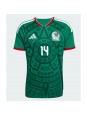 Mexiko Erick Sanchez #14 Replika Hemmakläder VM 2026 Kortärmad Mexiko Erick Sanchez #14 Replika Hemmakläder VM 2026 Kortärmad